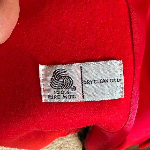 Lorendale Full Length Wool Coat, Swing, Red - Picture 10 of 12